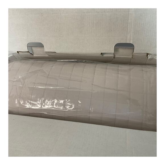 Southshore Fine Linens Oversized Lightweight 3 Pc Quilt Set Off White Full/Queen - Picture 3 of 4